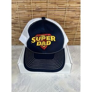Super Dad Mesh Cap Hat Embroidered Trucker Hat Onesize